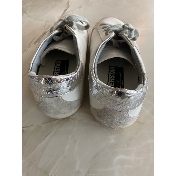 Golden Goose GGBD Super-Star Unisex White Silver 41 EUC/New? - Picture 6 of 11